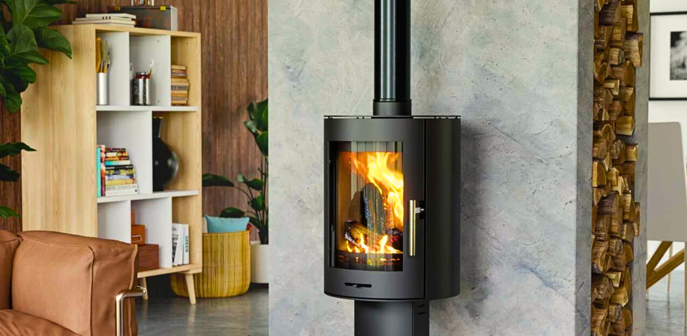 Henley Stoves Geneve Pedestal 5kw Wood burning fire fireplaces category featured image home page