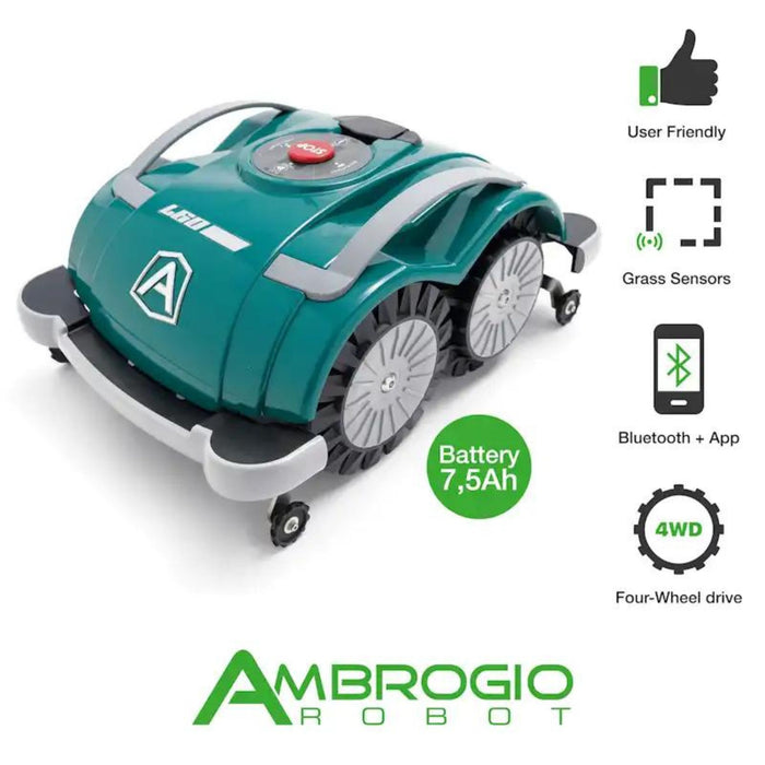 Ambrogio L60 Elite S+ 7.5Ah Robotic Lawn Mower with Features
