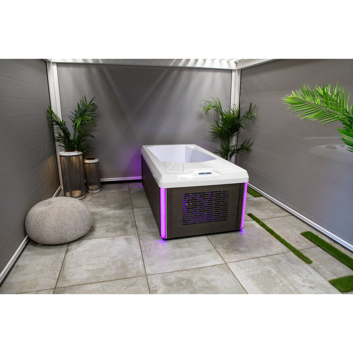 Chill Tubs Pro Ice Bath & Chiller Lifestyle with Purple Light 