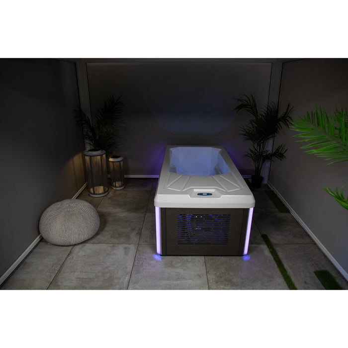 Chill Tubs Pro Ice Bath & Chiller Lifestyle with Purple Light