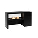 Cosi Cosivista 160 Black Fire Pit with Back Plate Side