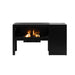 Cosi Cosivista 160 Black Fire Pit with Background Front