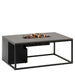 Cosi Cosiloft 120 Fire Pit Table Black and Grey Side