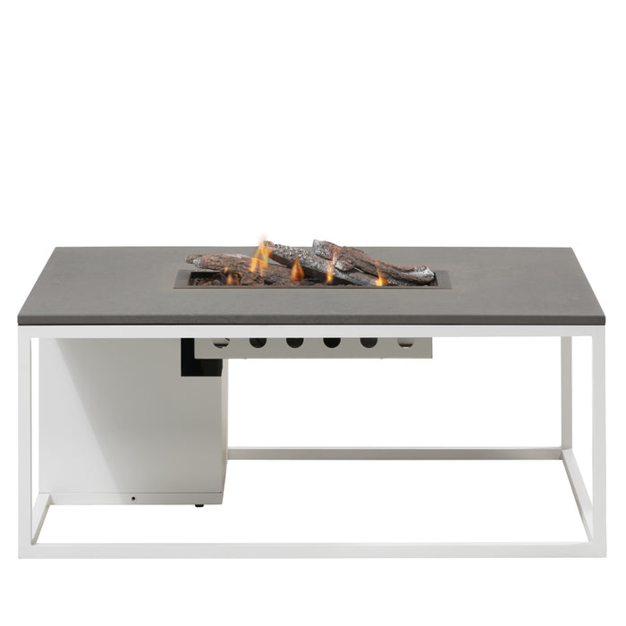 Cosi Cosiloft 120 Fire Pit Table White and Grey Front