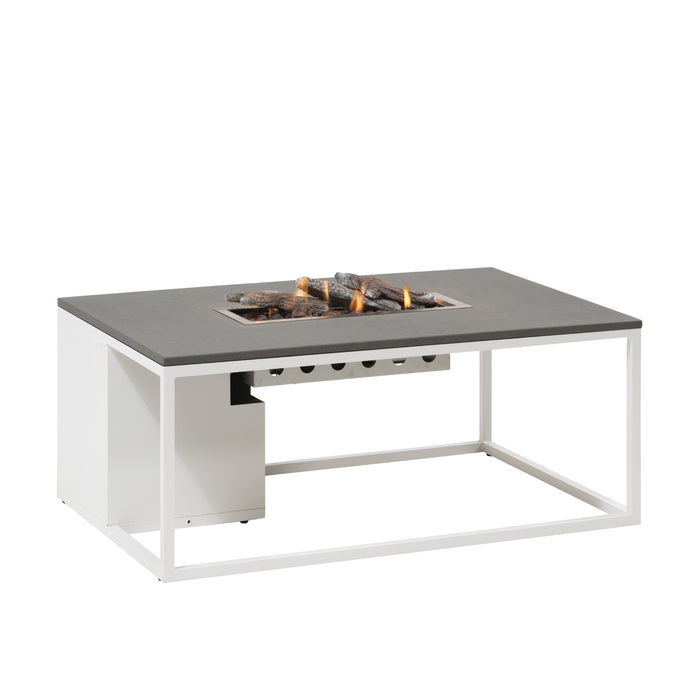 Cosi Cosiloft 120 Fire Pit Table White and Grey Side