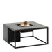 Cosiloft 100 Black and Grey Fire Pit Table angle shot
