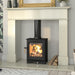 Henley Stoves Leaf product feature indoor lifestyle arrangement close up