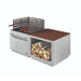 Horizontal Nordpeis Air BBQ Grill with Optional Wooden Top