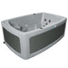 RotoSpa DuoSpa S240 | 2 Person Hot Tub Light Grey and Grey Side Panel