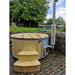 6-8 Person Thermowood Fibreglass Hot Tub with 316ANSI Heater Light Wood with Cover
