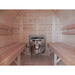 Viking Industrier Barrel Sauna 1.9 x 2.5m Interior Design with Heater