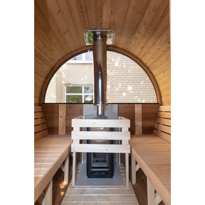 Viking Industrier Barrel Sauna 2.2 x 3.5m Interior Design