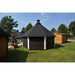 Viking Industrier Sauna Cabin 16.5m² black roof black body outdoor lifestyle