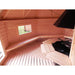 Viking Industrier Sauna Cabin 16.5m² inside view benches and grill view