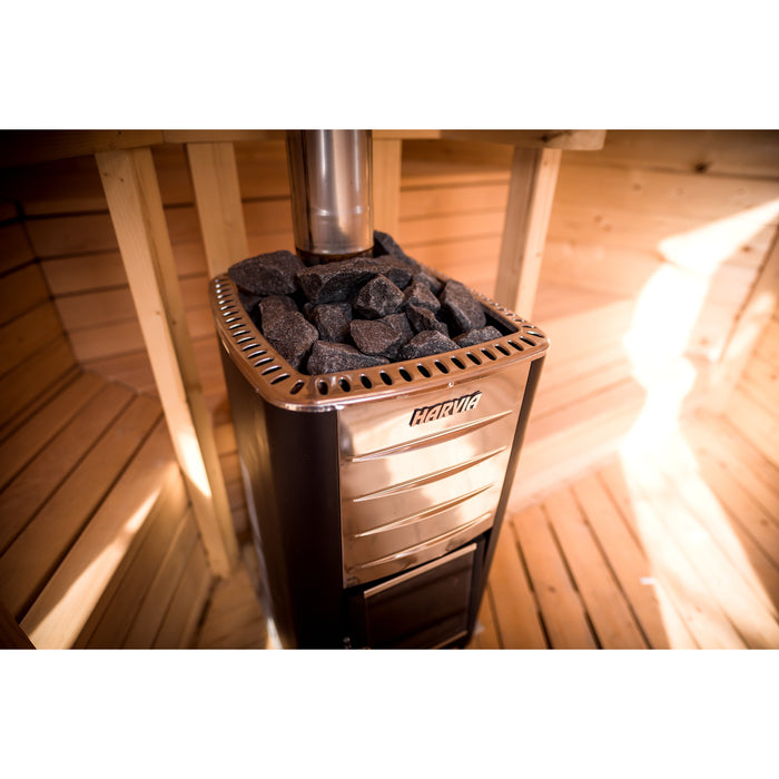 Viking Industrier Sauna Cabin 7m² Heater Closer View