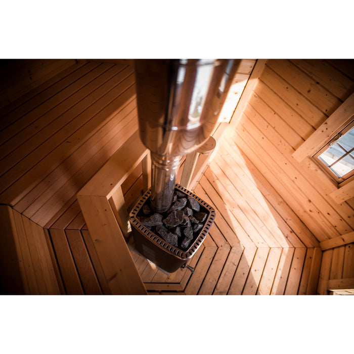 Viking Industrier Sauna Cabin 7m² Heater Top View
