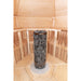 Viking Industrier Sauna Cabin 9.2m² inside view heater close up 