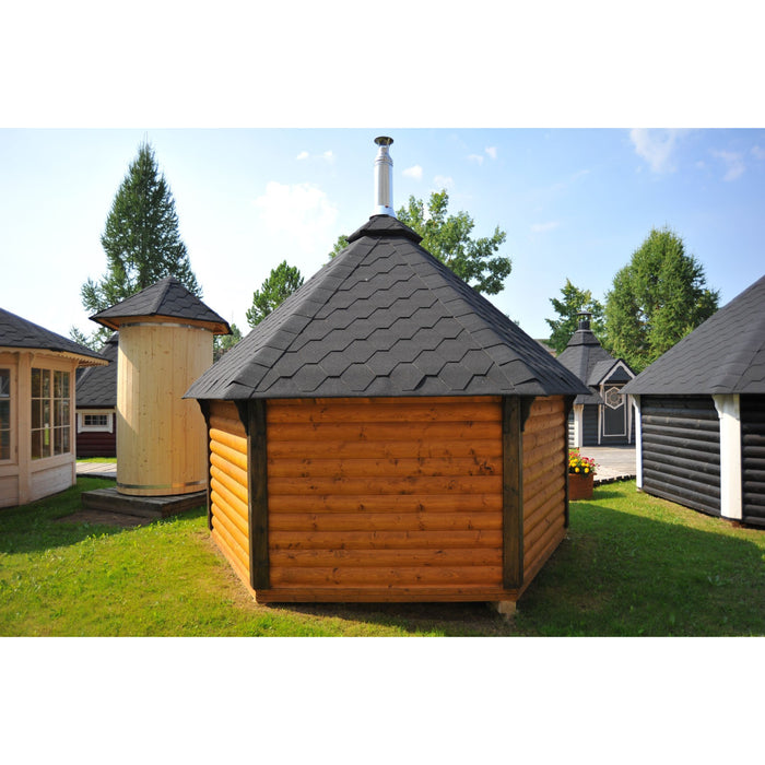 Viking Industrier Sauna Cabin 9.2m²  outdoor lifestyle back view