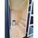 Viking Industrier Sauna Cube 2 x 2m outdoor lifestyle indoor view heater