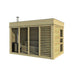 Viking Industrier Sauna Cube 2 x 4m with Changing Room on white