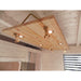 Viking Industrier Sauna Cube 3 x 4m with Lounge Room Accessories Ceiling Lamp
