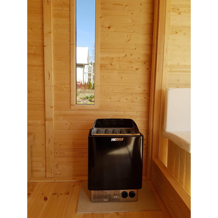 Viking Industrier Sauna Cube 3 x 4m with Lounge Room Heater