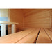 Viking Industrier Sauna Cabin 9.2m² lifestyle inside benches view