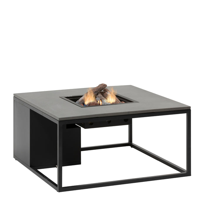 Cosiloft 100 Black and Grey Fire Pit Table angle 