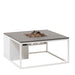 Cosiloft 100 White and Grey Fire Pit Table angle